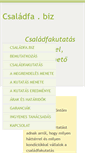 Mobile Screenshot of csaladfa.biz