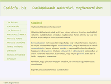 Tablet Screenshot of csaladfa.biz